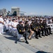 New Navy Reserve Chief Selects conduct &quot;Old Glory&quot; at 9/11 Memorial on USS Midway.