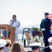 New Navy Reserve Chief Selects conduct &quot;Old Glory&quot; at 9/11 Memorial on USS Midway.