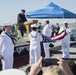 New Navy Reserve Chief Selects conduct &quot;Old Glory&quot; at 9/11 Memorial on USS Midway.