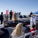 New Navy Reserve Chief Selects conduct &quot;Old Glory&quot; at 9/11 Memorial on USS Midway.