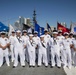 New Navy Reserve Chief Selects conduct &quot;Old Glory&quot; at 9/11 Memorial on USS Midway.