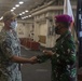 Indonesian Marine Corps Commandant Tours USS San Diego