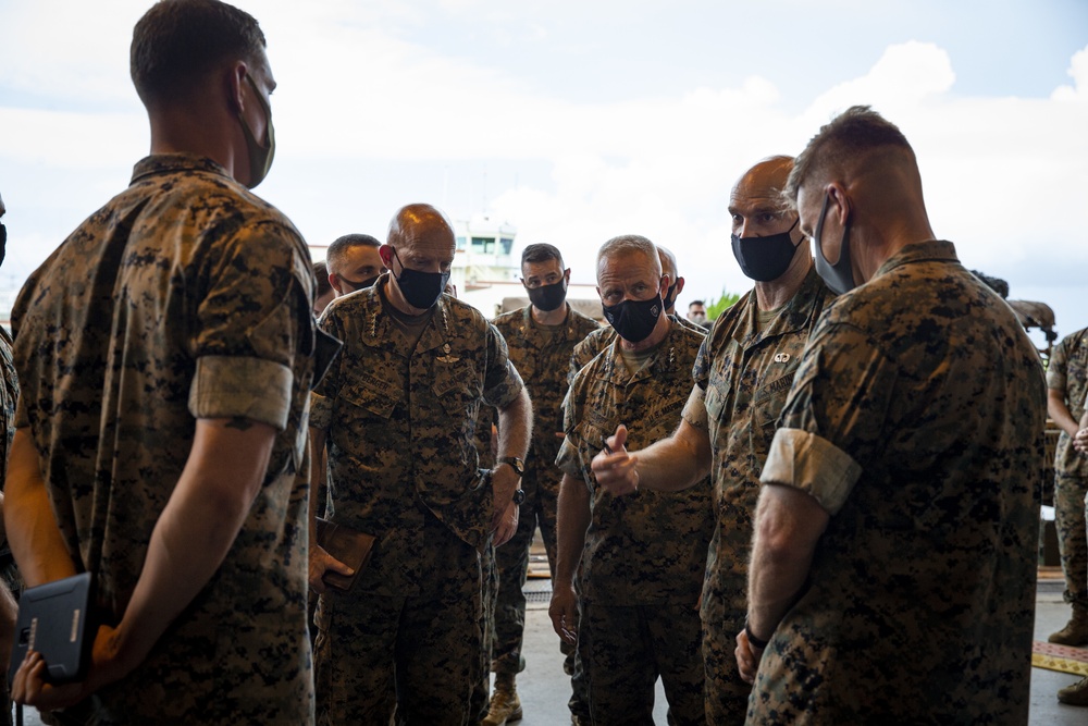 Commandant and Sergeant Major of the Marine Corps visits III MEF