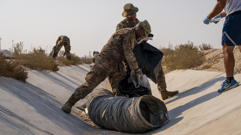 AUAB personnel conduct FOD walk