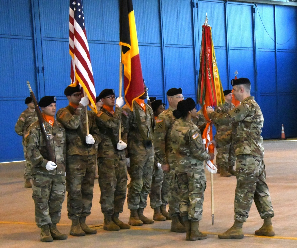Assumption of Command Ceremony for Command Sgt. Maj. Tawaina Gennie