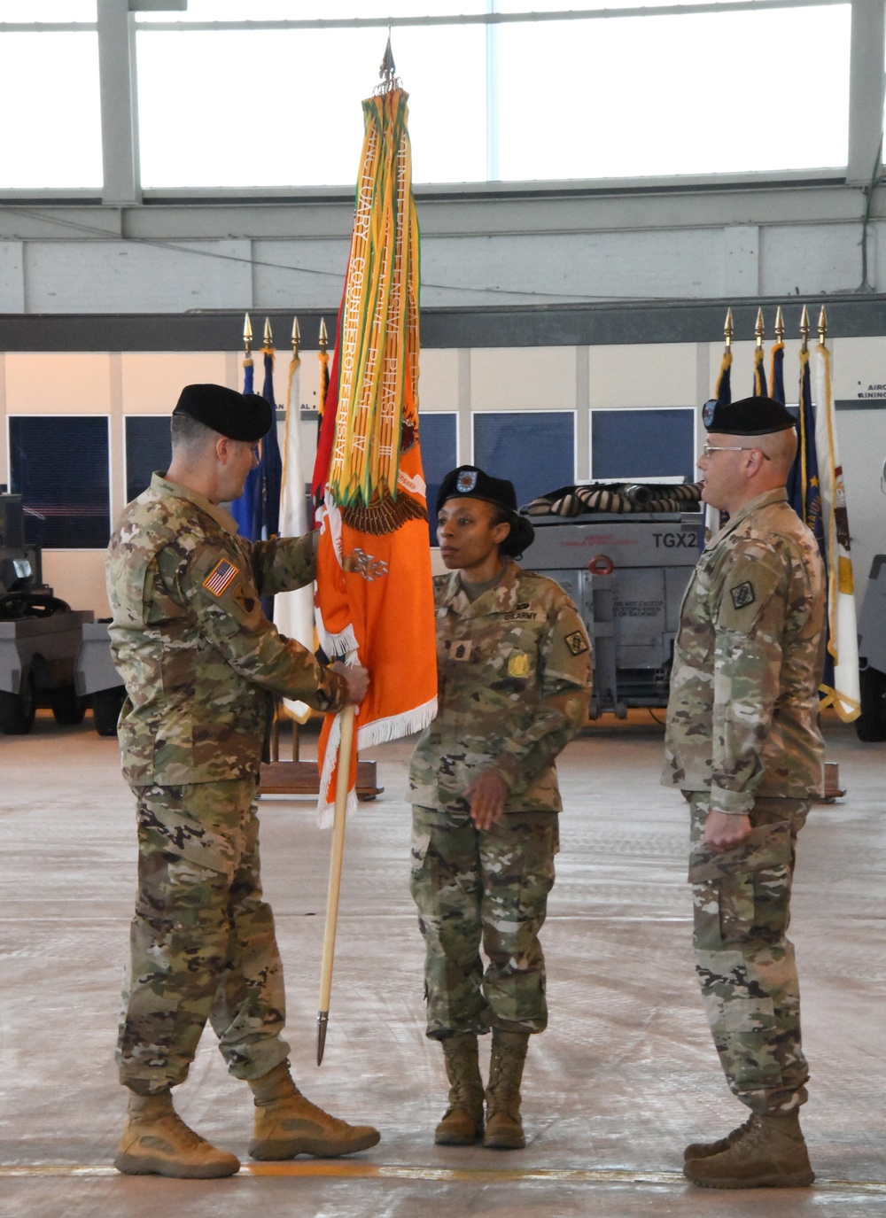 Assumption of Command Ceremony for Command Sgt. Maj. Tawaina Gennie