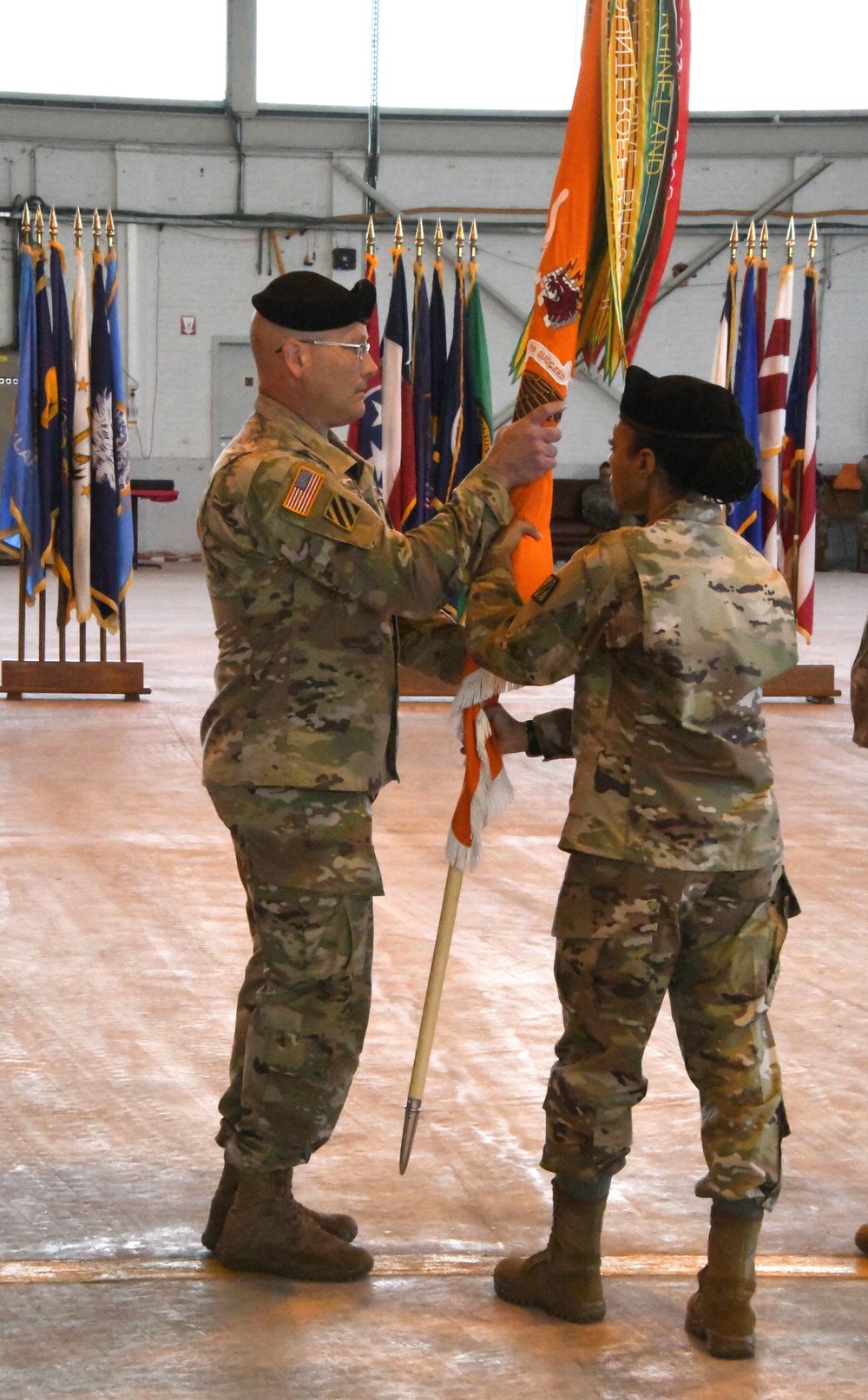 Assumption of Command Ceremony for Command Sgt. Maj. Tawaina Gennie