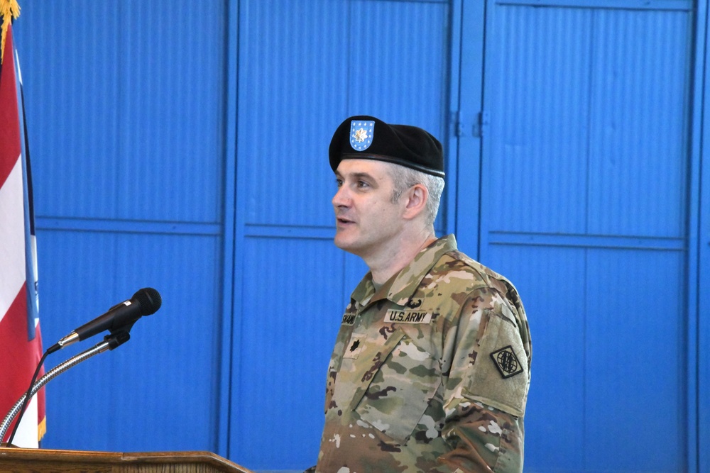 Assumption of Command Ceremony for Command Sgt. Maj. Tawaina Gennie