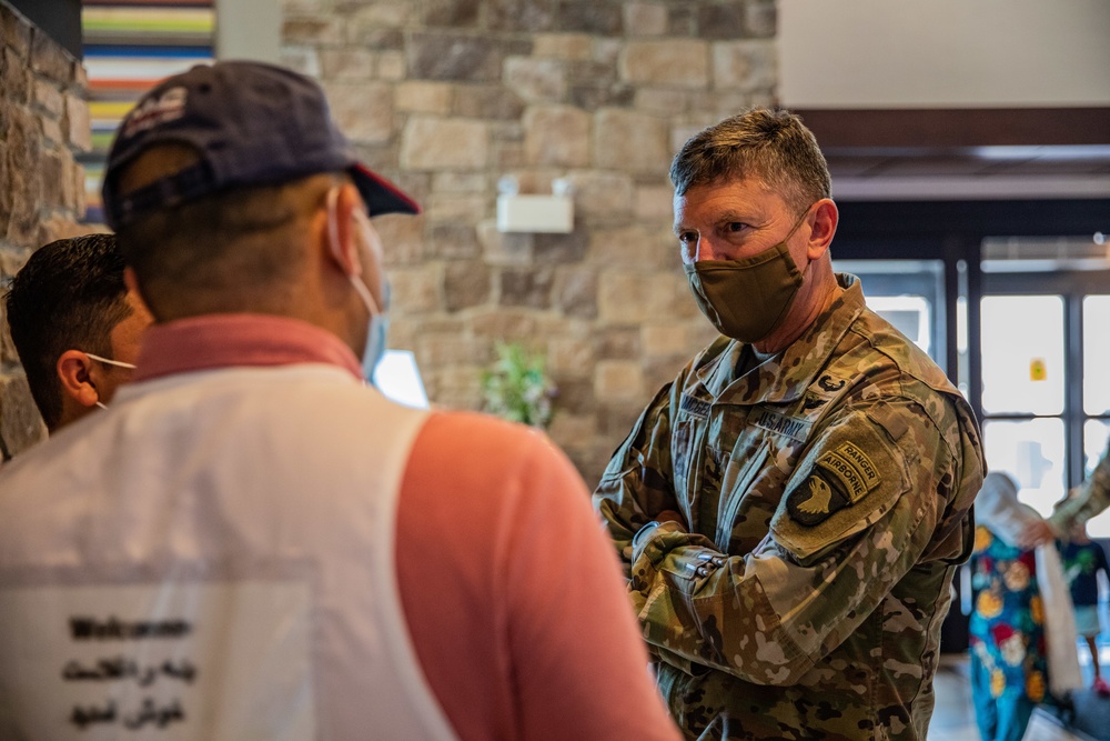 101st Commanding General, Sergeant Major conduct Ft. Lee Welfare Check