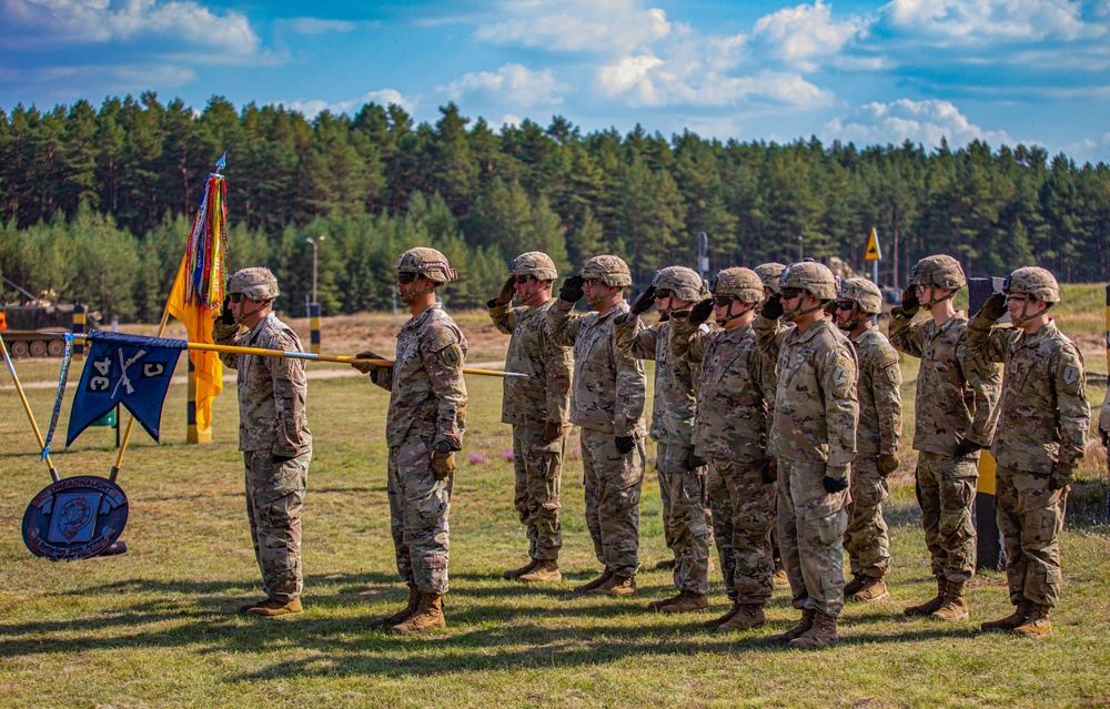 Fighting Aces change of responsibility ceremony at DPTA