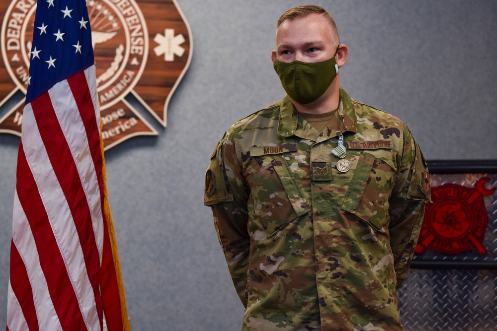 312th Training Squadron Airman receives Airman’s Medal