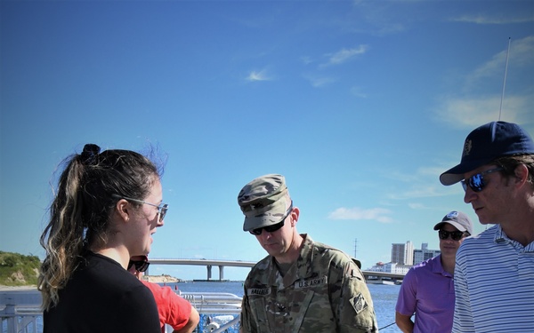 Norfolk District, USACE commander treated to Chesapeake Bay Foundation tour