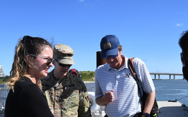 Norfolk District, USACE commander treated to Chesapeake Bay Foundation tour