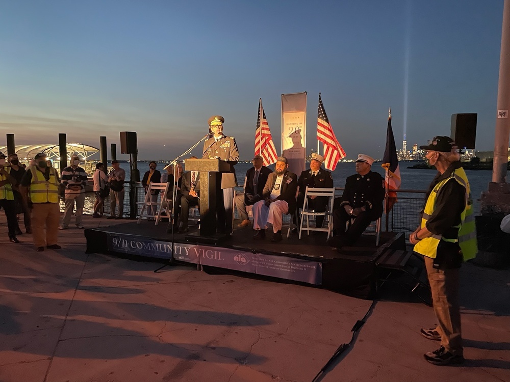 Fort Hamilton shares hope at Community Vigil on 9/11