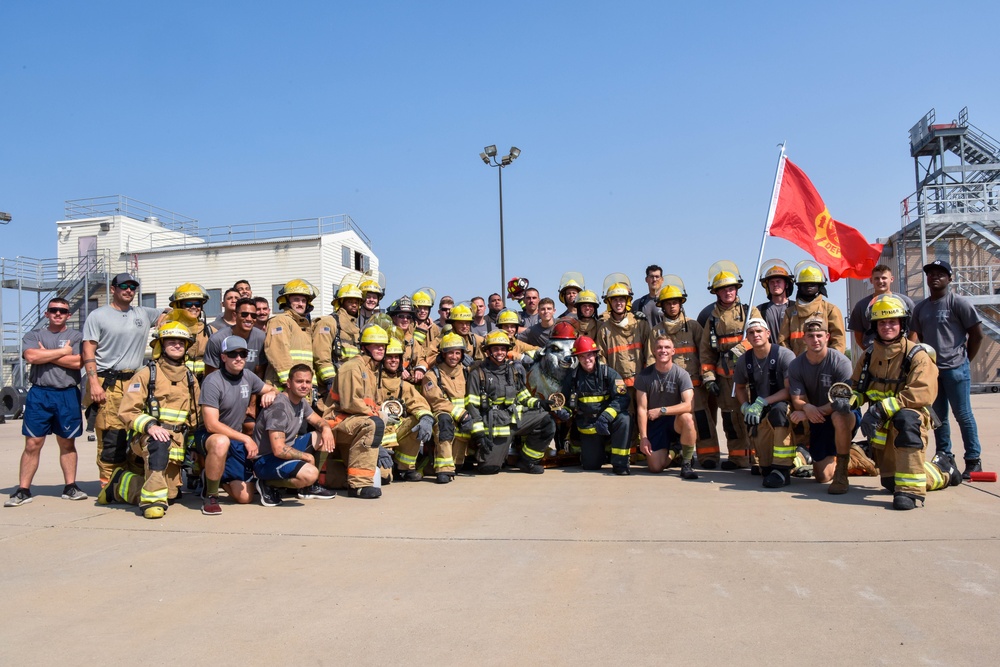 Louis F. Garland Department of Defense Fire Academy hosts 9th Annual Blood, Sweat, and Stairs event