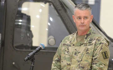 Incoming Command Sgt. Maj. Peterson's Remarks