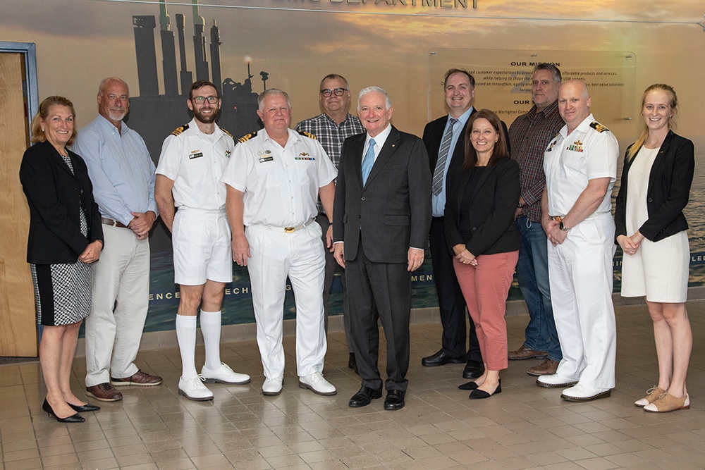 NUWC Division Newport partnership with Royal Australian Navy highlighted during tour by consul general