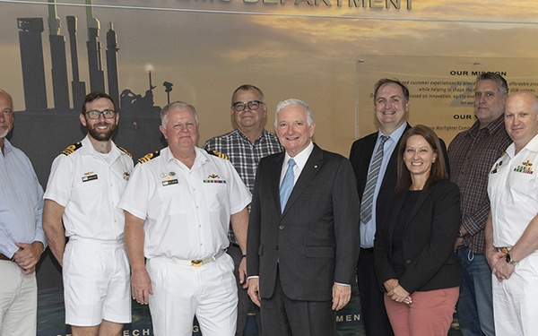 NUWC Division Newport partnership with Royal Australian Navy highlighted during tour by consul general
