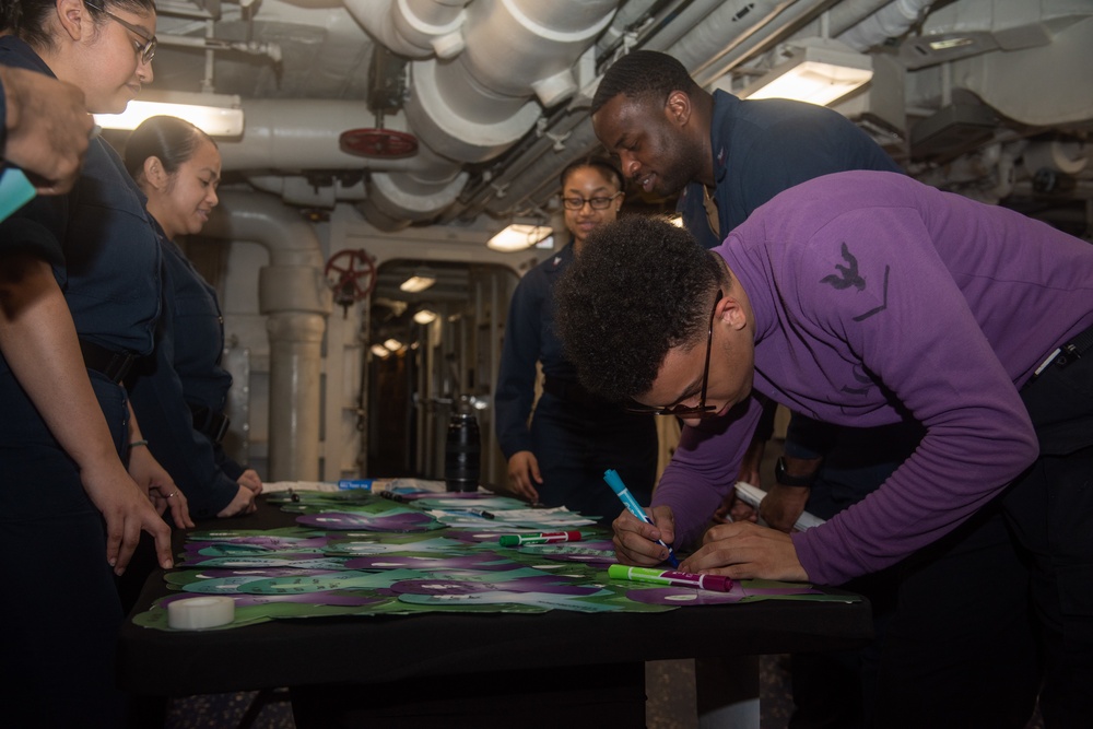 USS Ronald Reagan (CVN 76) Ribbons of Affirmation