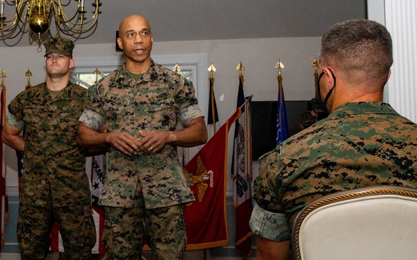 CLB-22 Sergeant Major Post Ceremony