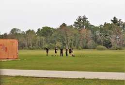 Soldiers hold physical training session at Fort McCoy