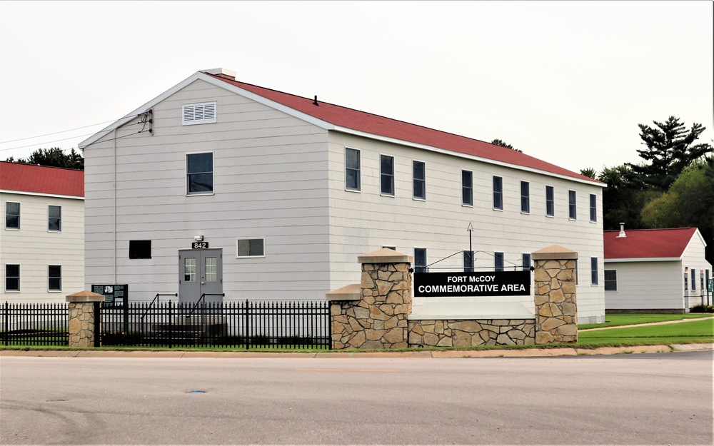 Historical buildings at Fort McCoy's Commemorative Area