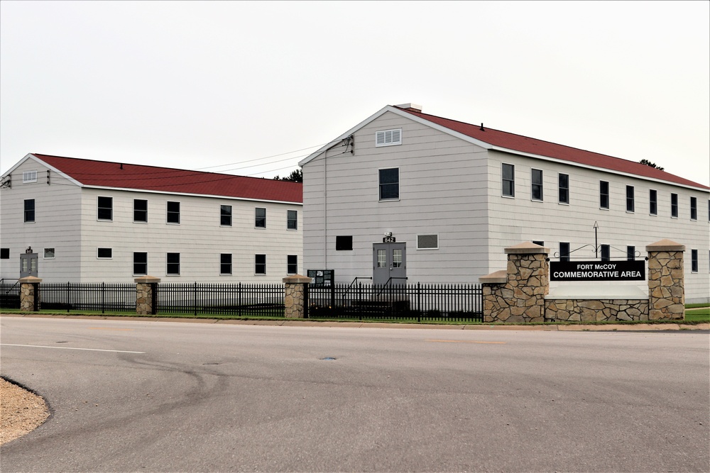 Historical buildings at Fort McCoy's Commemorative Area