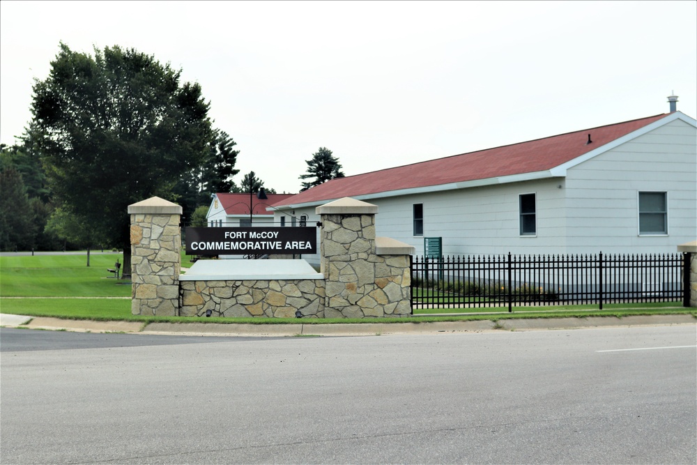 Historical buildings at Fort McCoy's Commemorative Area