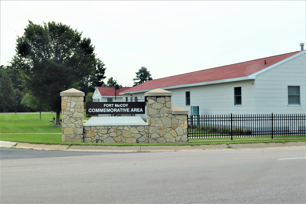 Historical buildings at Fort McCoy's Commemorative Area