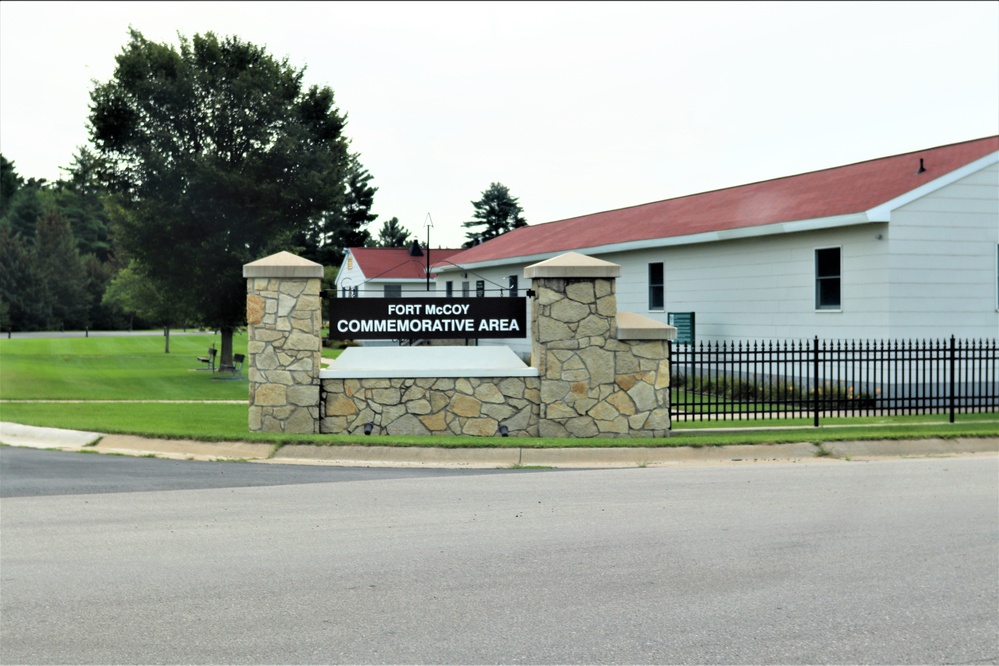 Historical buildings at Fort McCoy's Commemorative Area