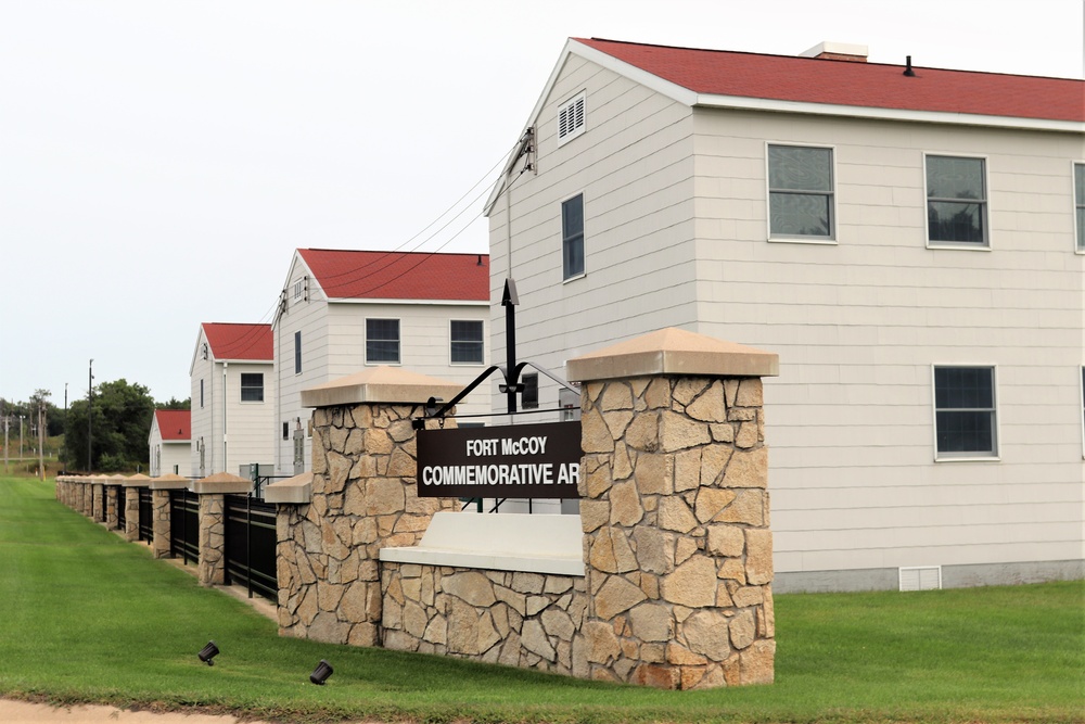 Historical buildings at Fort McCoy's Commemorative Area