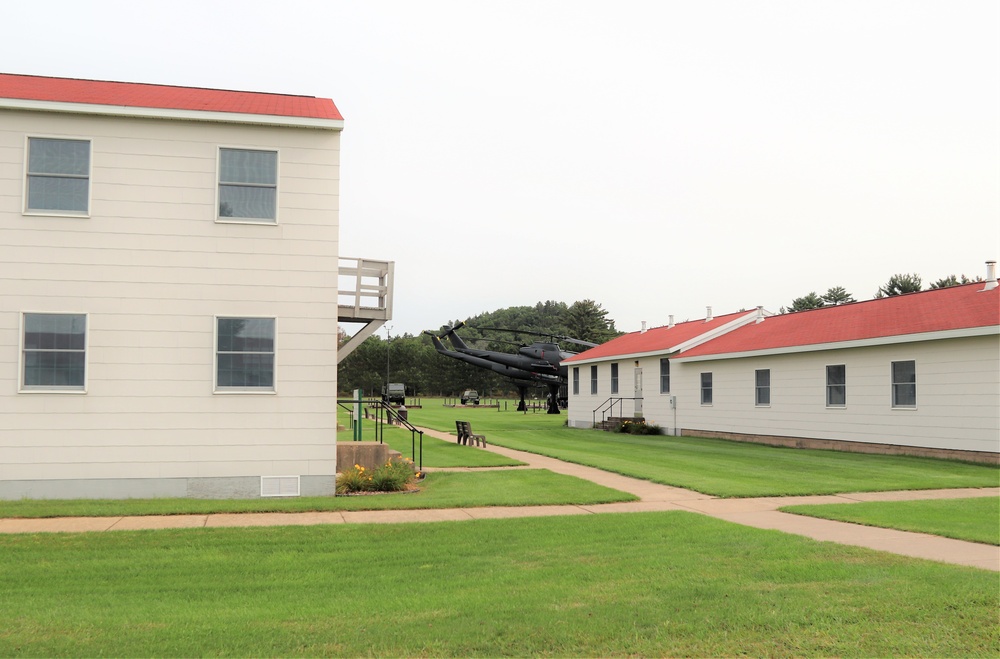 Historical buildings at Fort McCoy's Commemorative Area