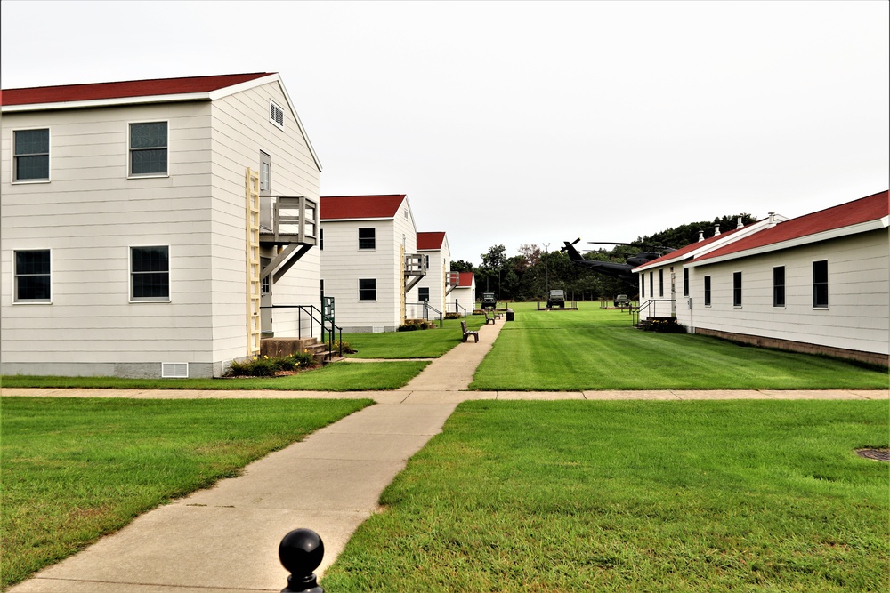 Historical buildings at Fort McCoy's Commemorative Area