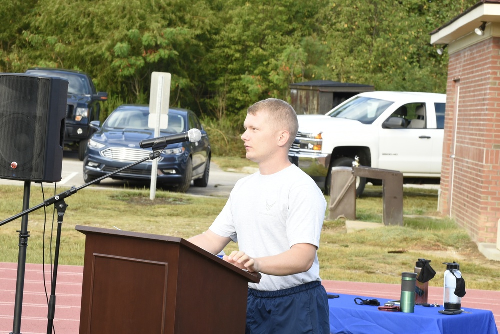Team Pope remembers 9/11 victims during ceremony
