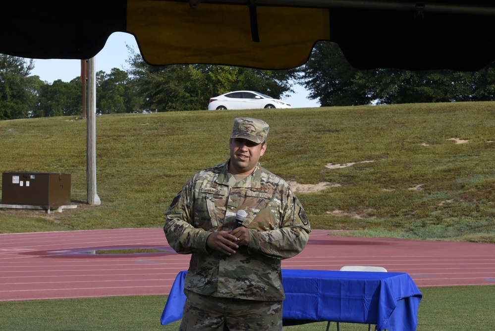 Team Pope remembers 9/11 victims during ceremony