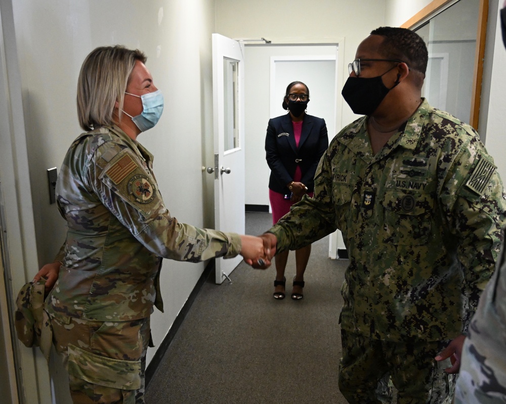 U.S. Navy Fleet Master Chief visits Team Pope