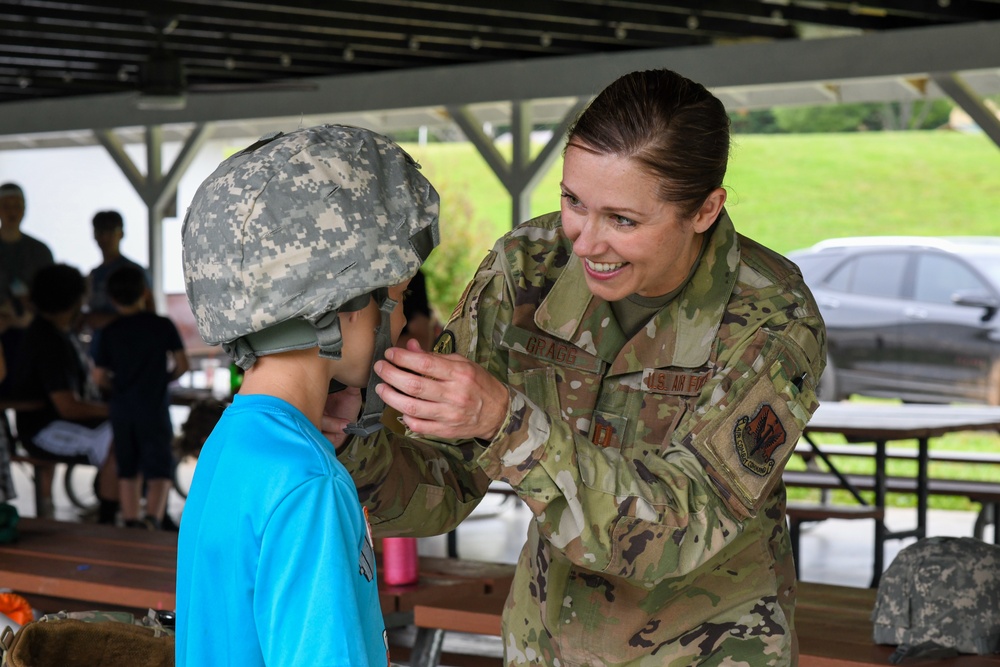 Camp Tipton &quot;Heroes Week&quot; Visit
