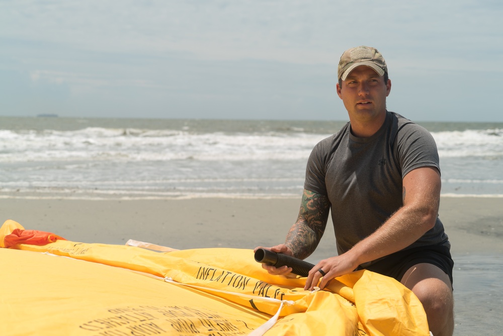 Reserve Citizen Airmen Hit the Beach for Mission Preparation