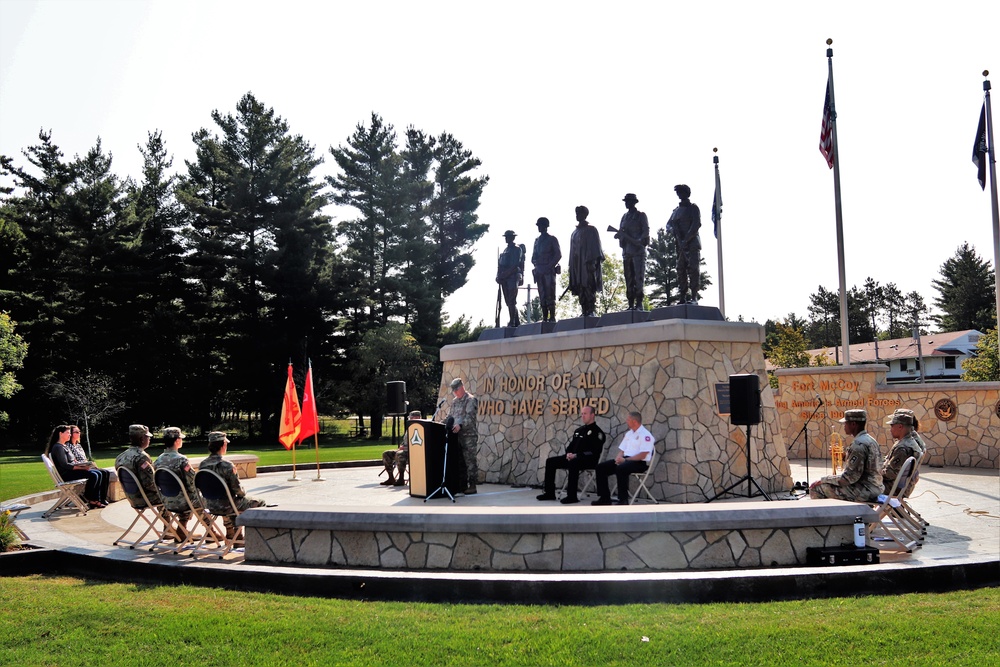 Fort McCoy observes Patriot Day; remembers 20th anniversary of 9/11 in special ceremony