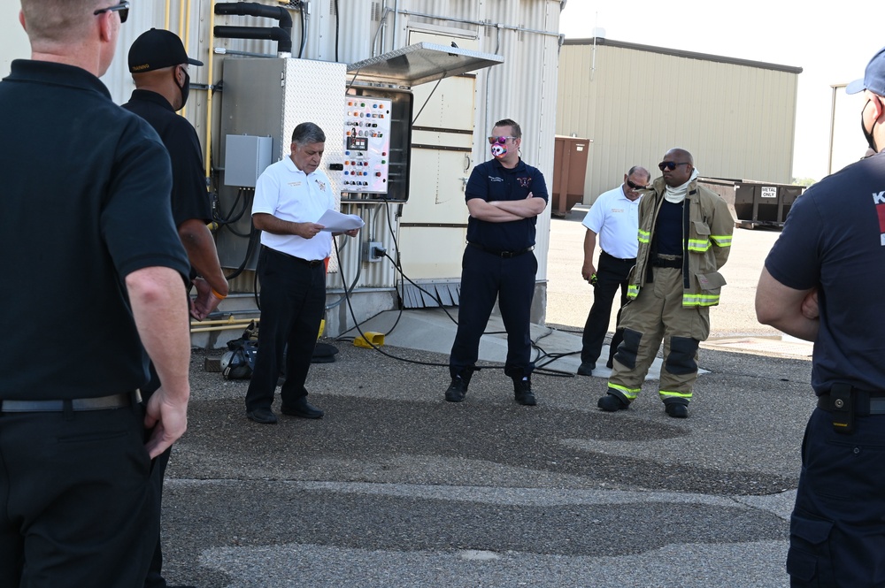 KAFB Firefighters conduct training for real world incidents