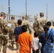 1st Armored Division Band plays for Afghan Evacuees