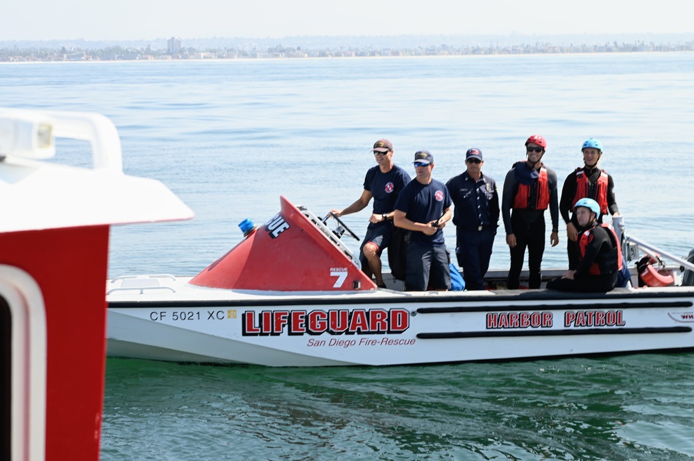 Coast Guard and partner agencies conduct mass rescue exercise off the San Diego coast