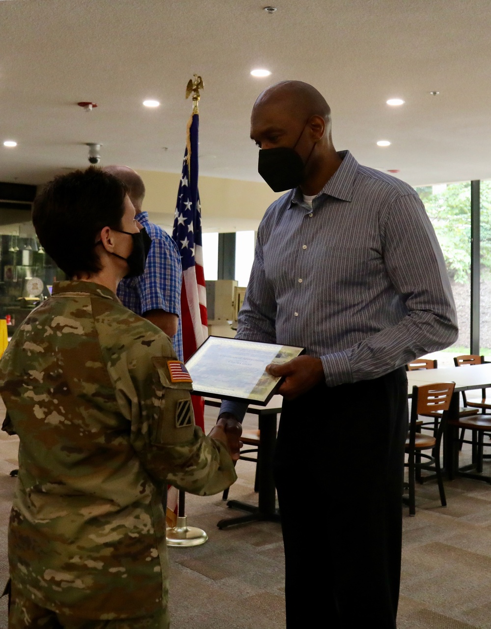 593rd ESC Recognizes Key Support for Afghan Evacuees