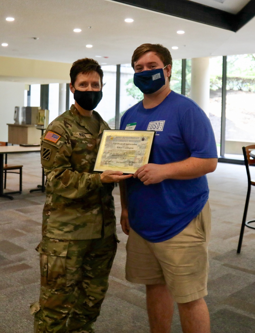 593rd ESC Recognizes Key Support for Afghan Evacuees