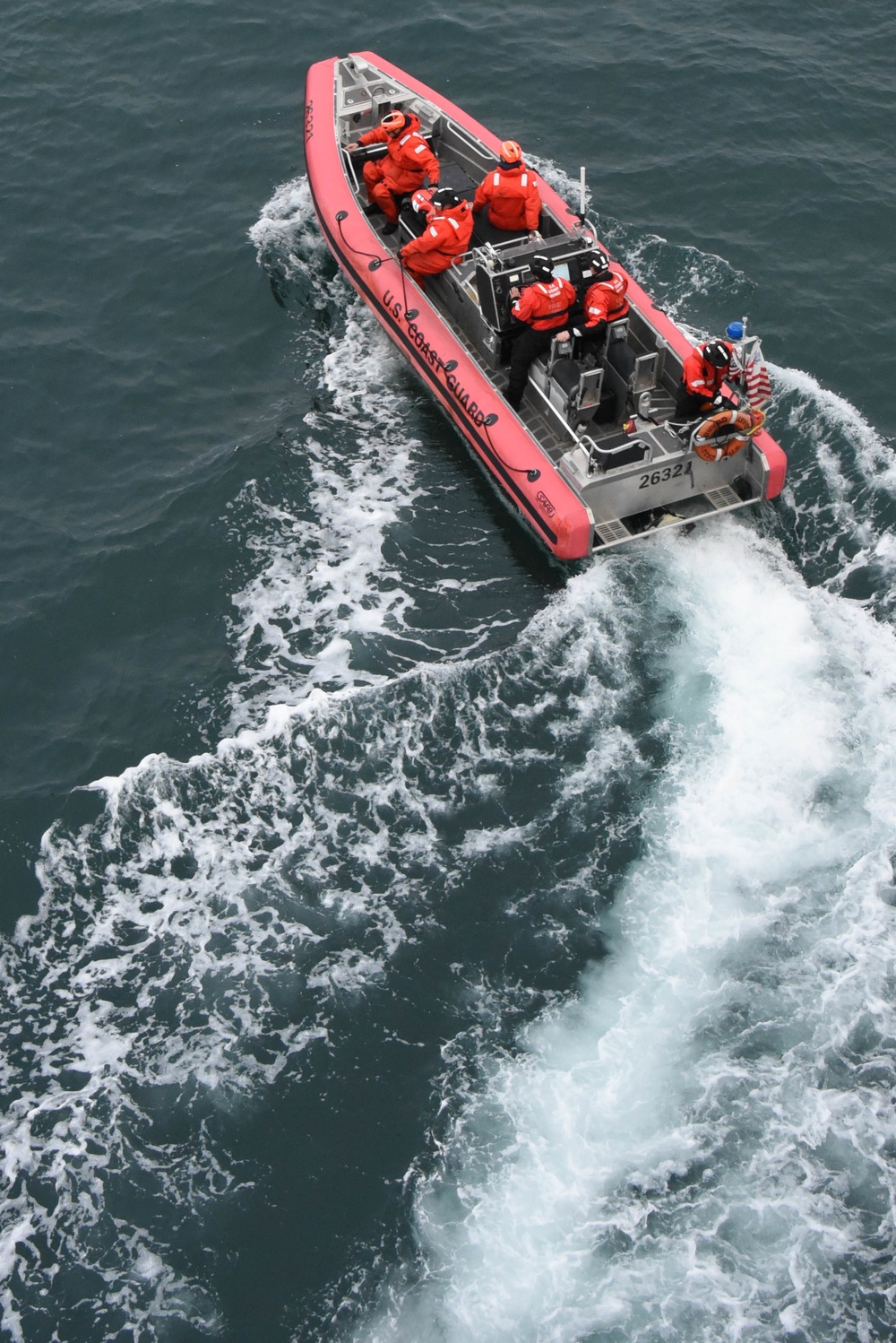 Coast Guard Cutter Healy crew member operations, during the first part of their Northwest Passage Deployment