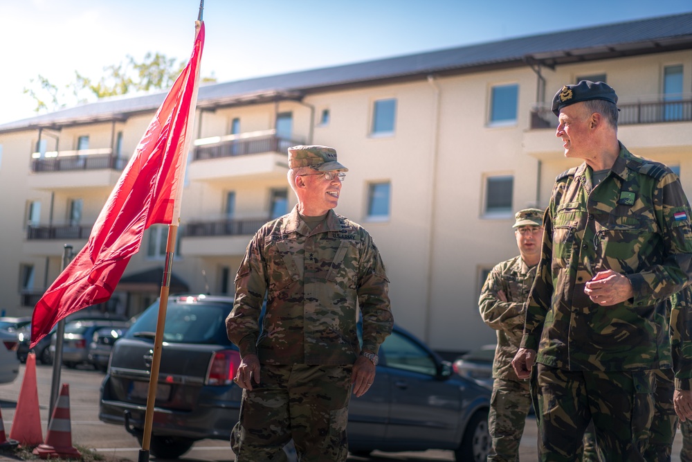 U.S. and Netherlands air defense commanders discuss increased interoperability through future exercises