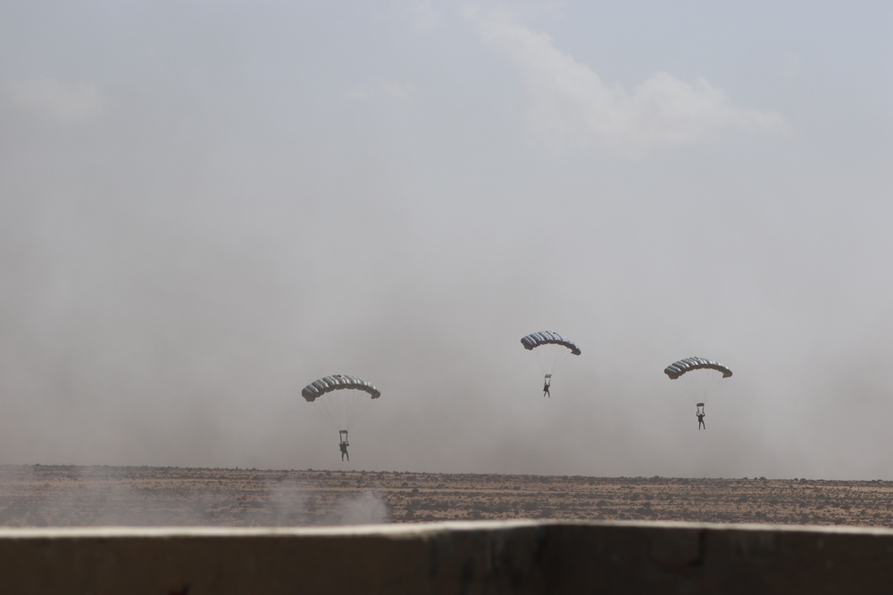Military Operations in Urban Terrain (MOUT/rehearsal)- U.S., Egyptian and multinational partners rehearse combined arms scenarios during Bright Star 21