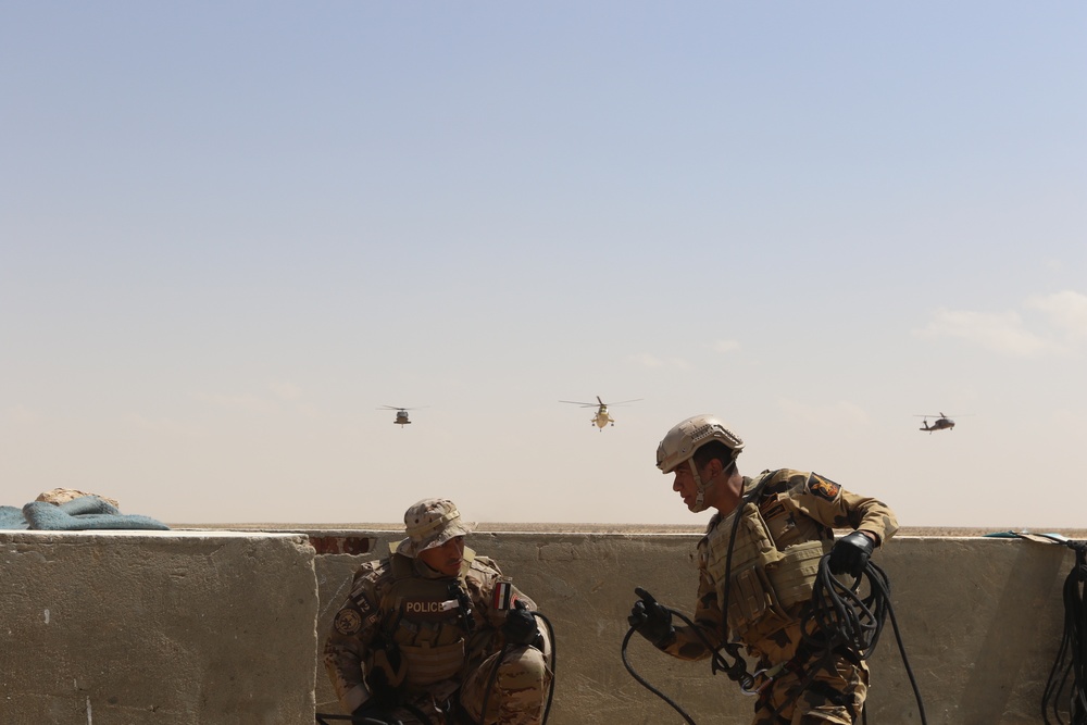 Military Operations in Urban Terrain (MOUT/rehearsal)- U.S., Egyptian and multinational partners rehearse combined arms scenarios during Bright Star 21