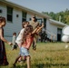 26th MEU Marines play sports with Afghan children during Operation Allies Welcome