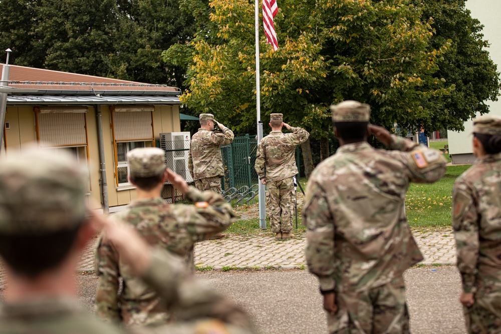 1st Combat Aviation Brigade observes Patriots Day 2021 in Illesheim
